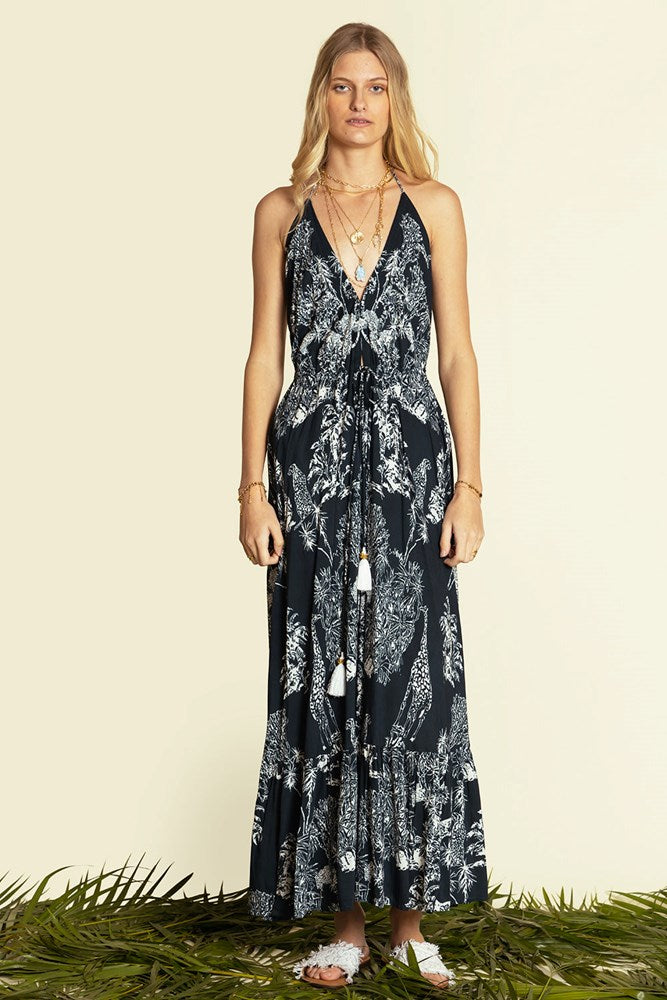 Limpopo Hilo Dress Navy