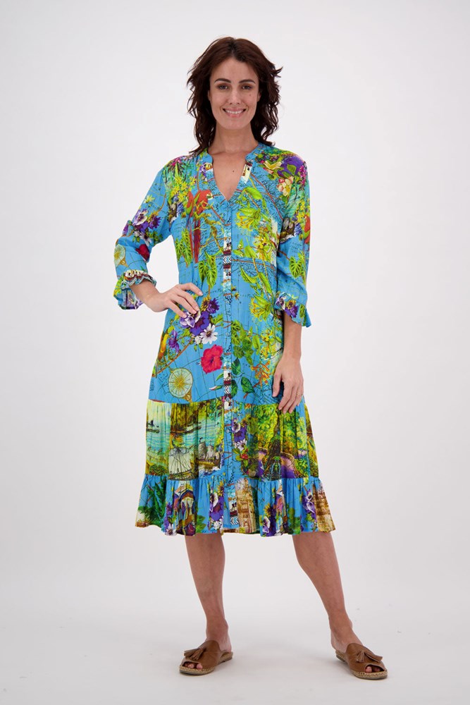 Mercer Dress Sky