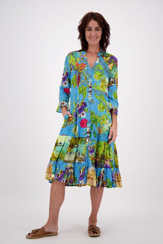 Mercer Dress Sky
