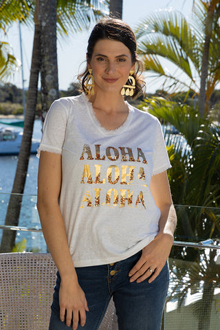Aloha T-Shirt White